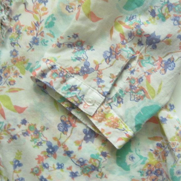 LC LAUREN CONRAD Floral cotton blouse - Picture 3 of 6